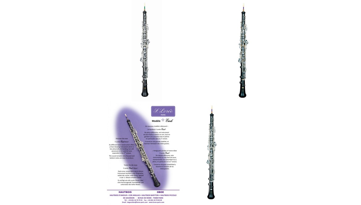 ¿Qué oboes Lorée habrá en la exposición?